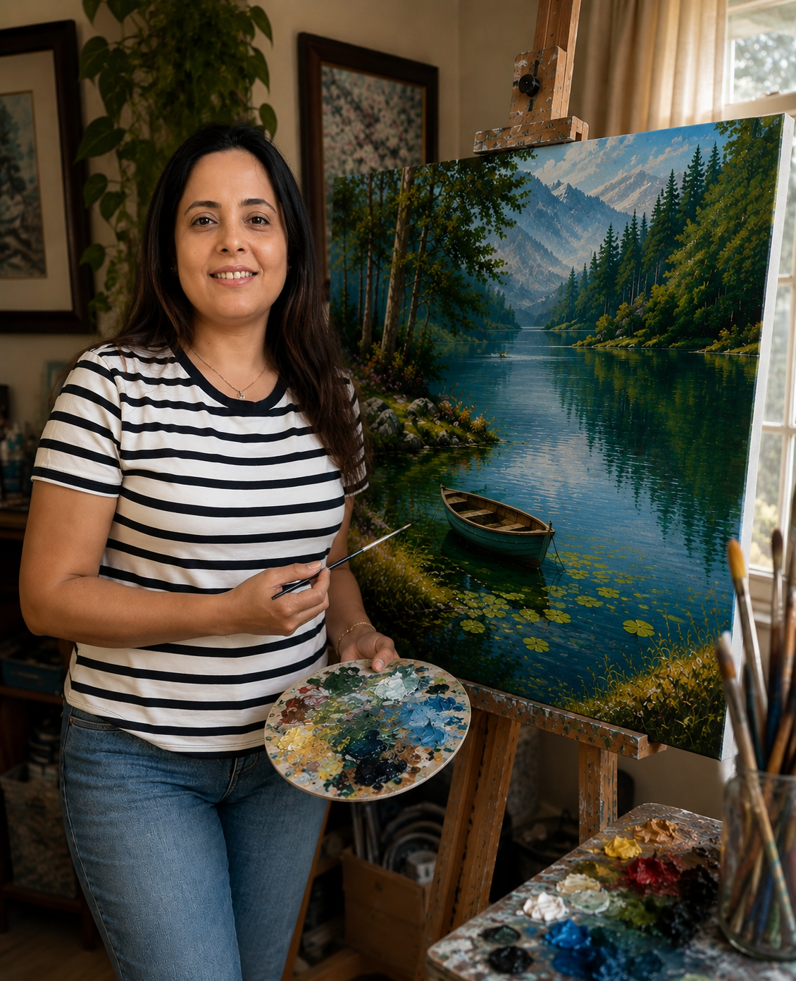 Portrait of the artist Amruta Shukla