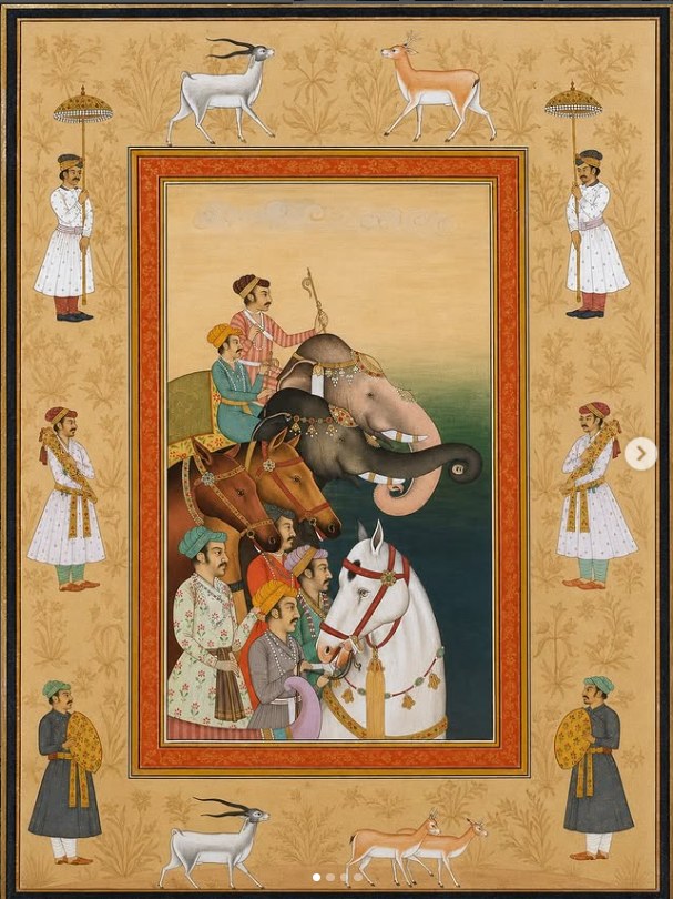 Mughal Court Procession